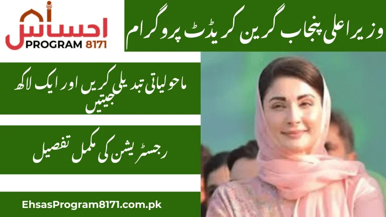 CM Punjab Green Credit Program