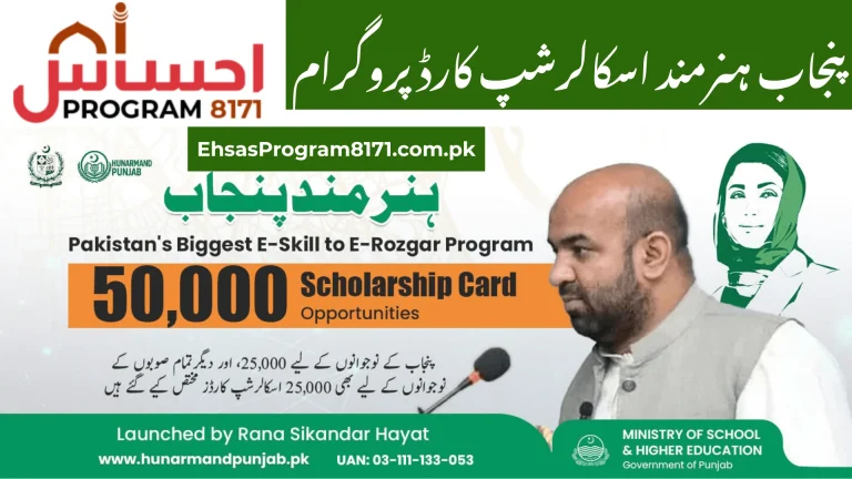 Punjab Hunarmand Scholarship program