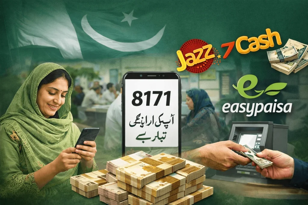 How to Receive BISP 8171 Payment via Jazz Cash and EasyPaisa
